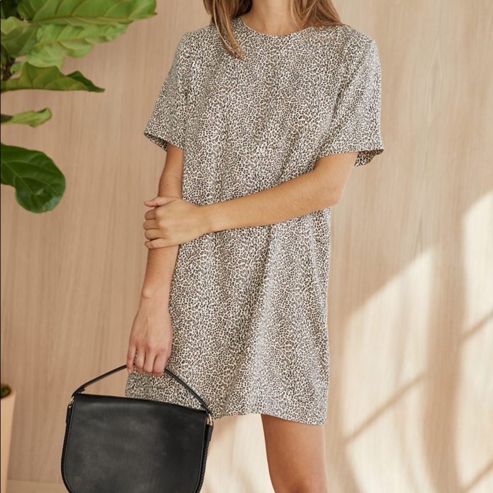 Jenni Kayne Leopard T-Shirt Dress